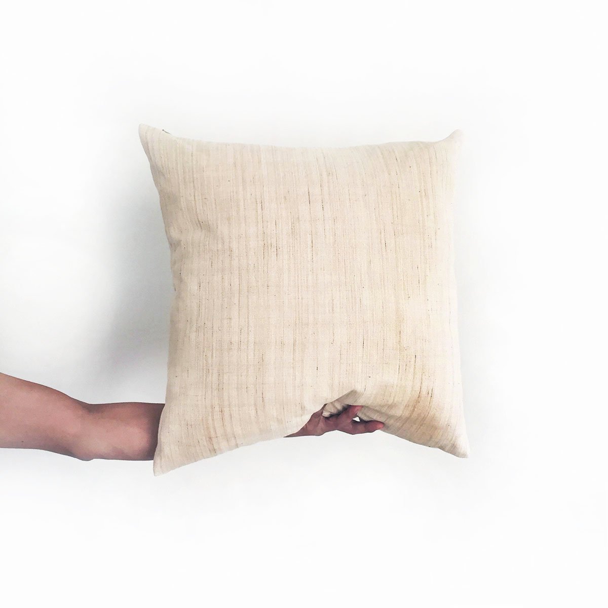 Hand Woven Natural outlet Dye Color Pillow Cover